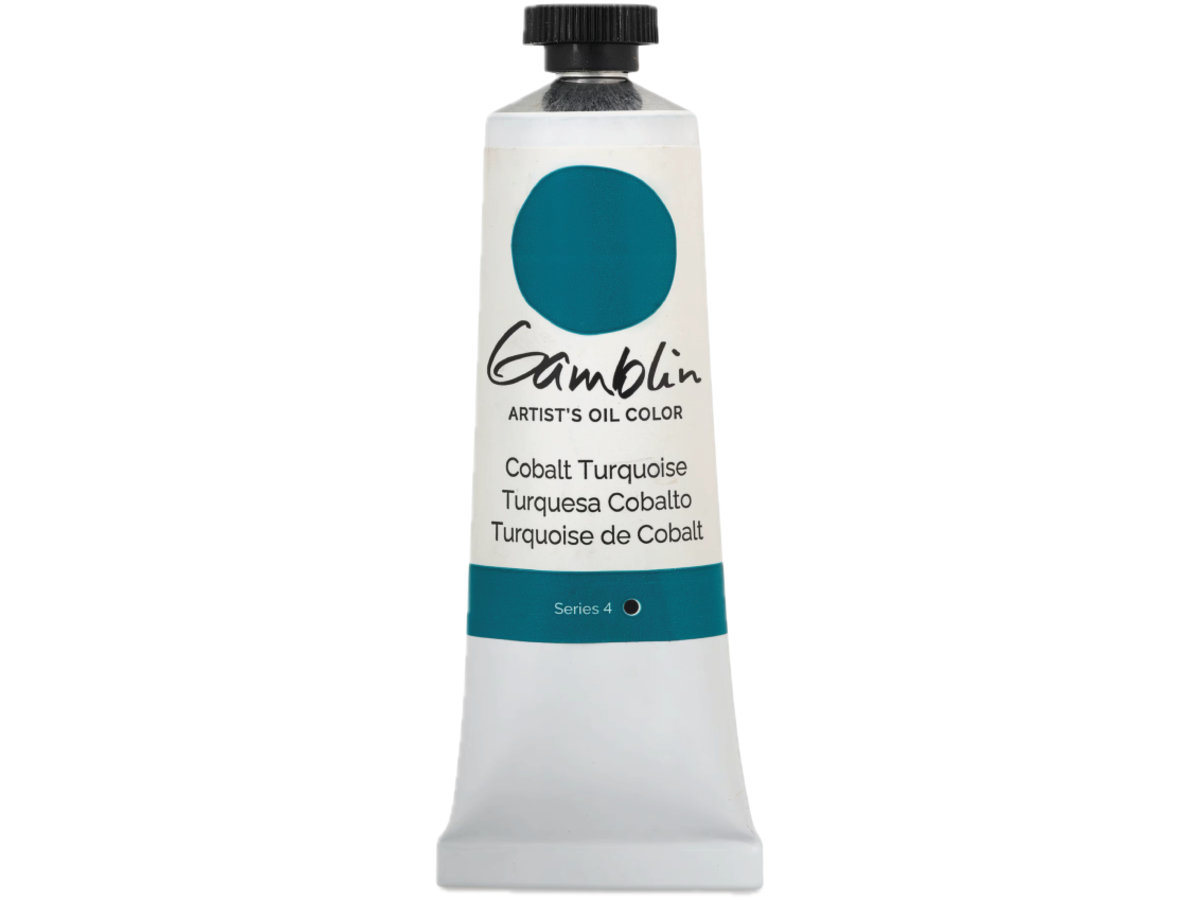 GAMBLIN ARTIST OLIEVERF 37ML S4 1227 COBALT TURQUOISE AG 3